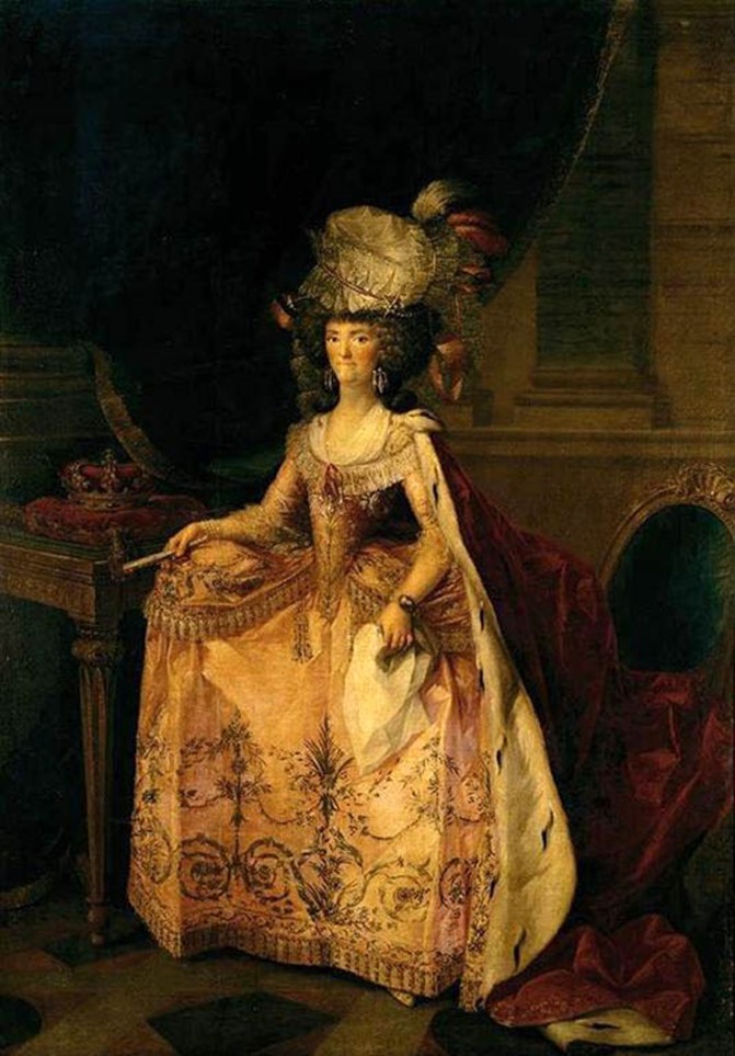 Gonzáles Velásquez, Zacarías - Portrait of Maria Luisa of Parma, Queen of Spain - c.1790 - Private collection