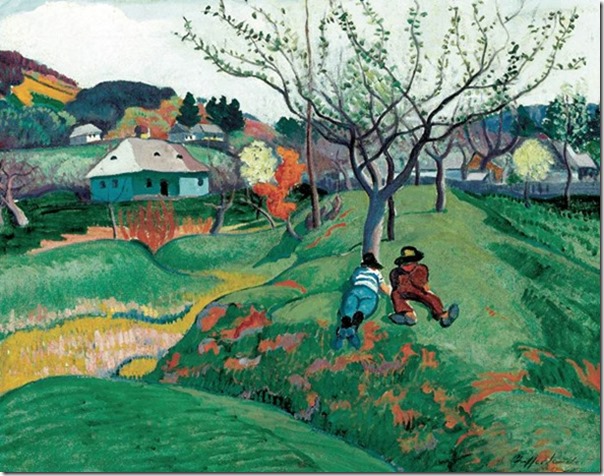 Ziffer, Sndor - Rest in a Landscape at Nagybnya - 1908-10 - Private collection
