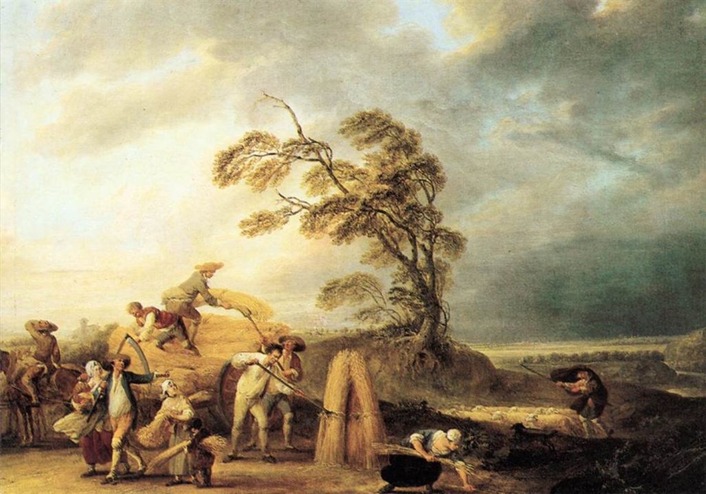 Watteau, Louis-Joseph - The Storm - Muse des Beaux-Arts, Valenciennes